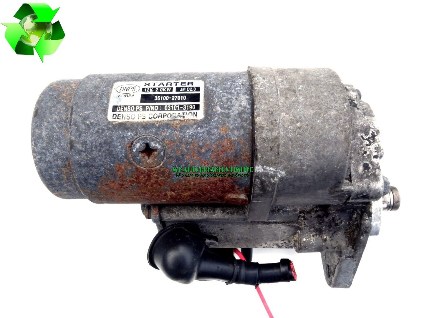 Hyundai Santa Fe 2.2 Diesel Model From 20062012 Starter Motor MK
